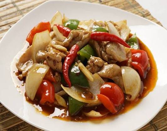 28. Chicken in Hot Sauce 麻辣醬爆雞